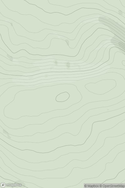 Thumbnail image for Clauchland Hills showing contour plot for surrounding peak