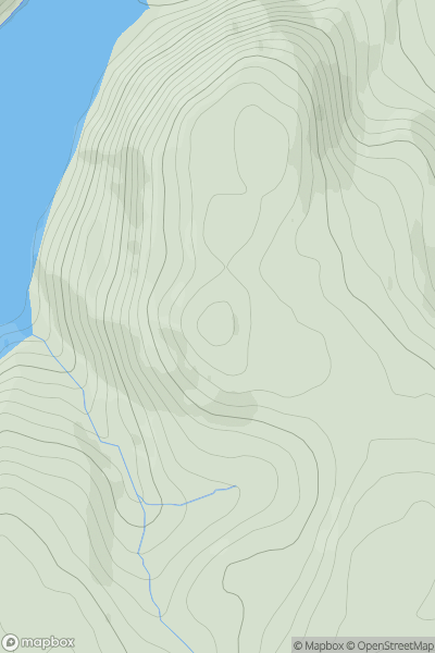 Thumbnail image for Cnwch showing contour plot for surrounding peak
