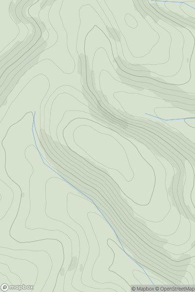 Thumbnail image for Cefn-crin showing contour plot for surrounding peak