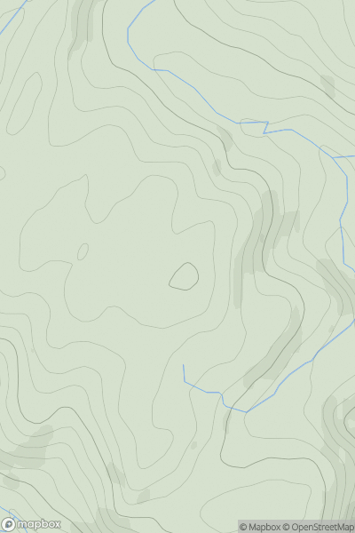 Thumbnail image for Cyrnau showing contour plot for surrounding peak