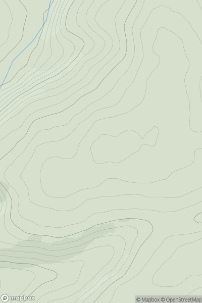 Thumbnail image for Cefn Pawl showing contour plot for surrounding peak