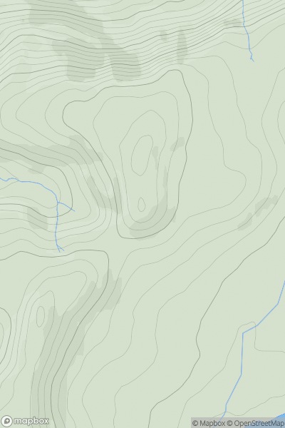 Thumbnail image for Banc Sychnant showing contour plot for surrounding peak