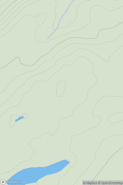 Thumbnail image for Mynydd Cerrigllwydion showing contour plot for surrounding peak
