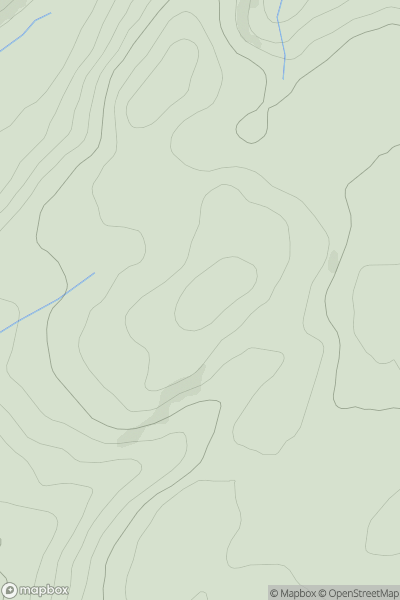 Thumbnail image for Carn Nant-yr-ast showing contour plot for surrounding peak