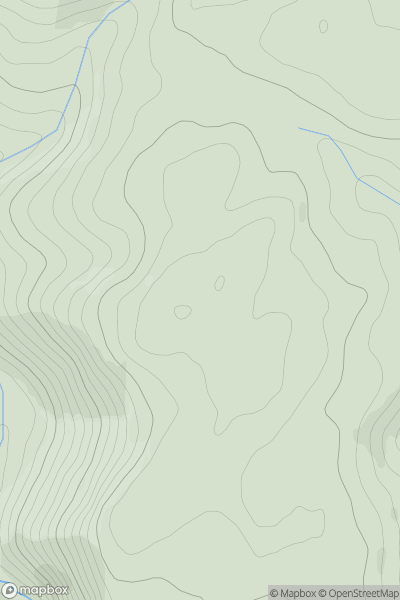 Thumbnail image for Cefn Cnwcheithinog showing contour plot for surrounding peak