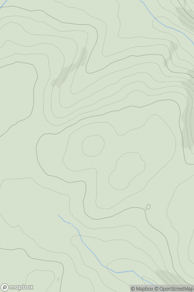 Thumbnail image for Pen-y-raglan-wynt showing contour plot for surrounding peak