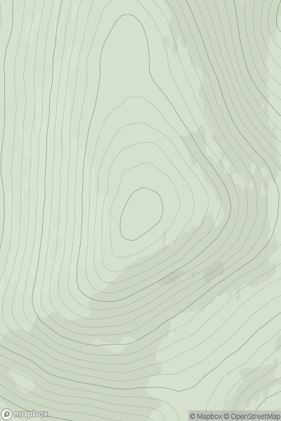 Thumbnail image for Ladylea Hill showing contour plot for surrounding peak