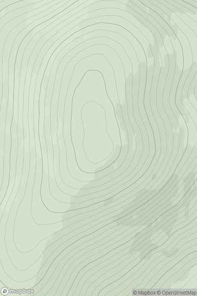 Thumbnail image for Meikle Conval showing contour plot for surrounding peak