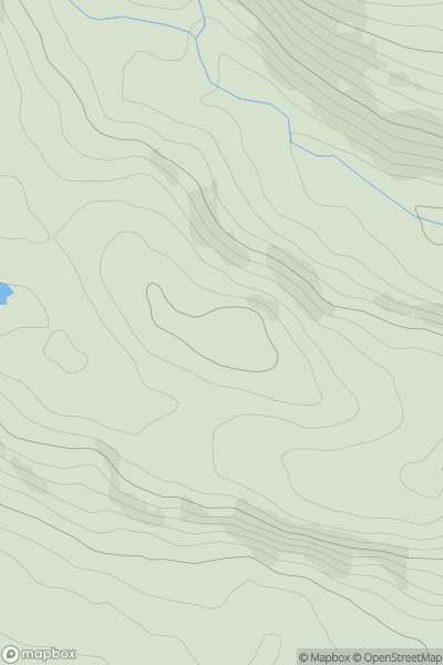 Thumbnail image for Cefn Perfa showing contour plot for surrounding peak