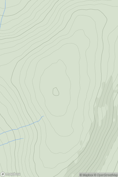 Thumbnail image for Carn Sian showing contour plot for surrounding peak