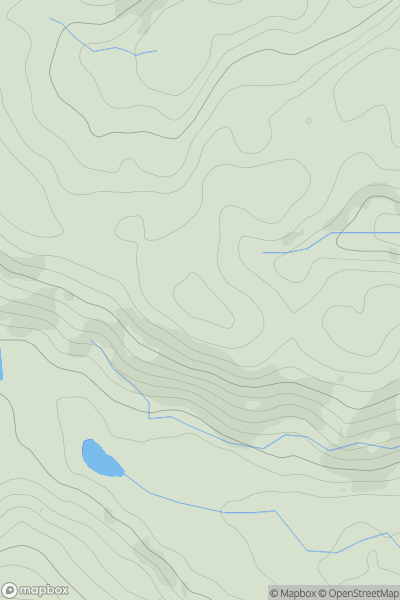 Thumbnail image for Mynydd Ponterwyd showing contour plot for surrounding peak