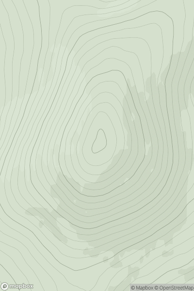 Thumbnail image for Little Conval showing contour plot for surrounding peak