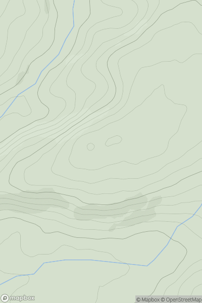 Thumbnail image for Fron Hir showing contour plot for surrounding peak