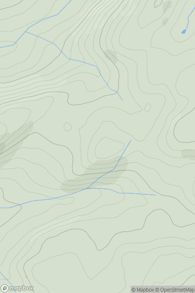 Thumbnail image for Dunn's Rhos showing contour plot for surrounding peak