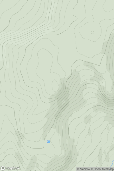 Thumbnail image for Caer Fawr showing contour plot for surrounding peak