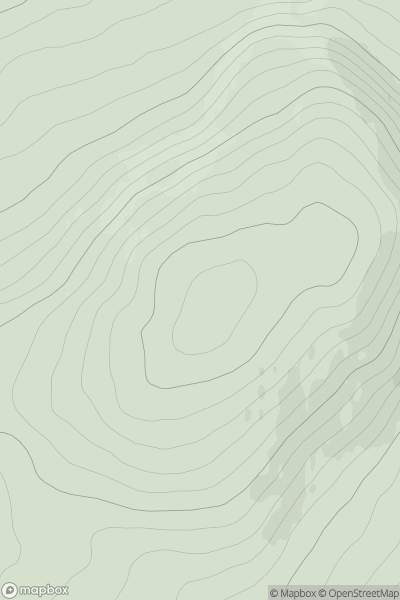 Thumbnail image for Cnoc Lochy showing contour plot for surrounding peak