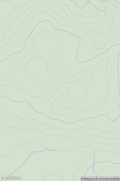 Thumbnail image for Clyro Hill SW Top showing contour plot for surrounding peak