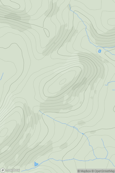 Thumbnail image for Lan Dwpa showing contour plot for surrounding peak
