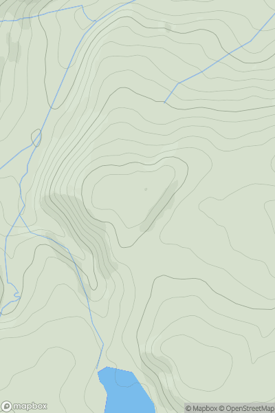 Thumbnail image for Blaen Pathiog showing contour plot for surrounding peak