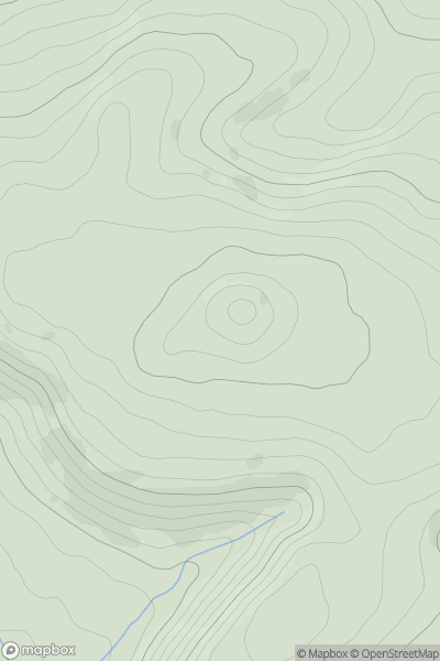 Thumbnail image for Pen Offa showing contour plot for surrounding peak