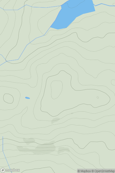 Thumbnail image for Celynog Hill showing contour plot for surrounding peak