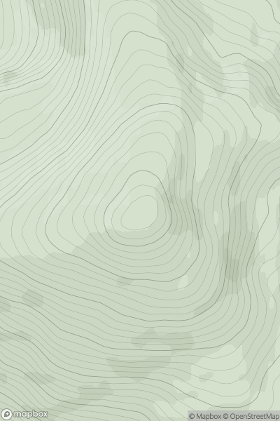 Thumbnail image for Meall Ghaordaidh showing contour plot for surrounding peak