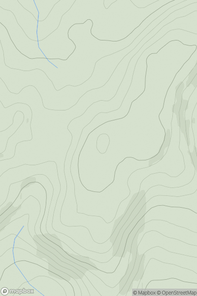 Thumbnail image for Cefnbryn showing contour plot for surrounding peak