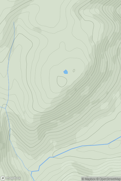 Thumbnail image for Pen Lifau showing contour plot for surrounding peak