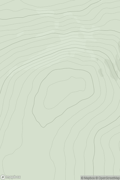 Thumbnail image for Meikle Balloch Hill showing contour plot for surrounding peak