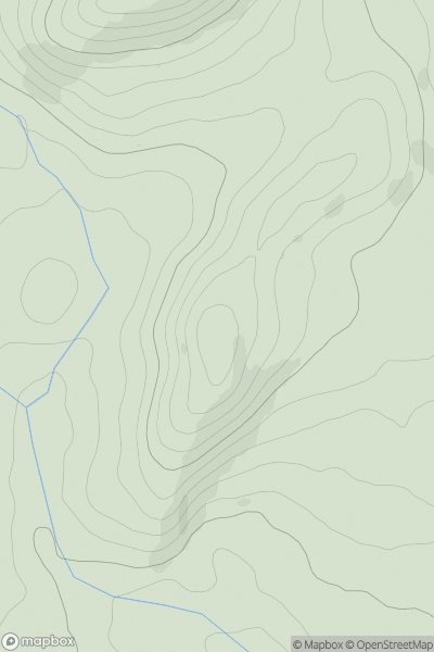 Thumbnail image for Baxters Bank showing contour plot for surrounding peak