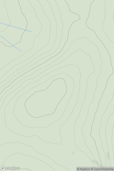 Thumbnail image for Crugiau Dwy showing contour plot for surrounding peak