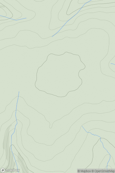 Thumbnail image for Mynydd Llanfihangel-rhos-y-corn showing contour plot for surrounding peak