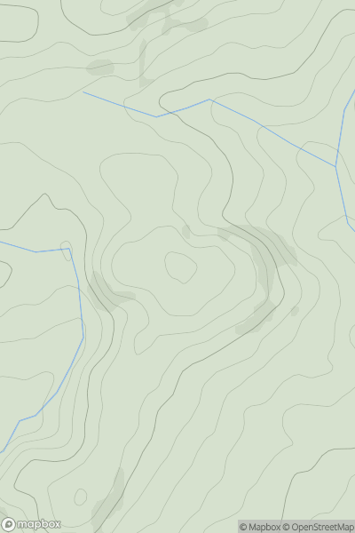 Thumbnail image for Bwlchau showing contour plot for surrounding peak