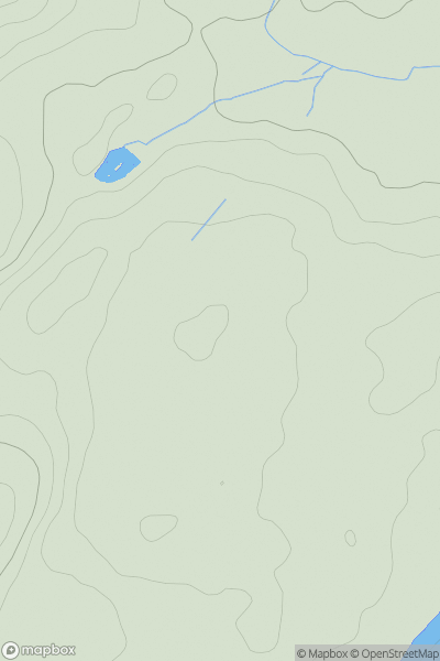 Thumbnail image for Gors Goch showing contour plot for surrounding peak