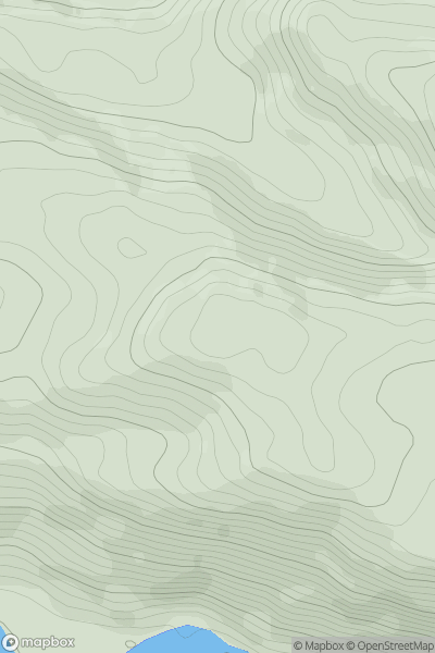 Thumbnail image for Banc Hafodau showing contour plot for surrounding peak