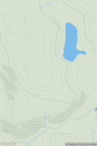 Thumbnail image for Ban Nant Gwyn showing contour plot for surrounding peak