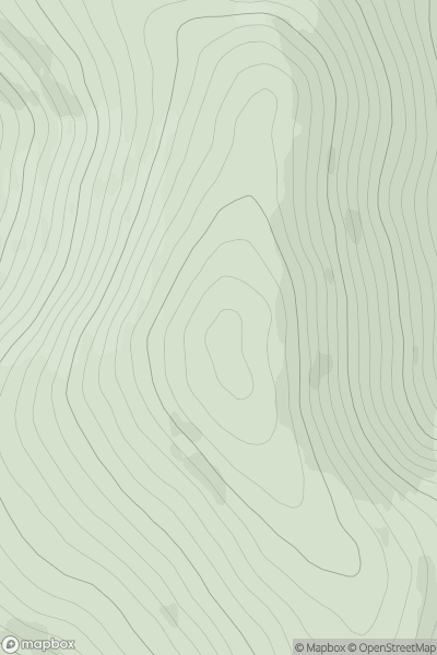 Thumbnail image for Coiliochbhar Hill showing contour plot for surrounding peak
