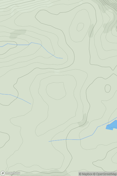 Thumbnail image for Fron Ddu showing contour plot for surrounding peak