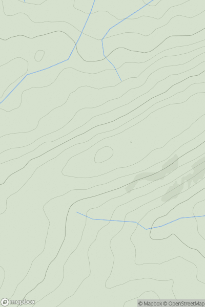 Thumbnail image for Rhiw Hiraeth showing contour plot for surrounding peak