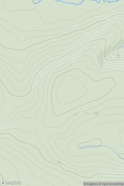 Thumbnail image for Pen Gumma showing contour plot for surrounding peak