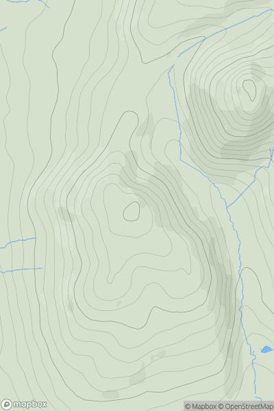 Thumbnail image for Todleth Hill showing contour plot for surrounding peak