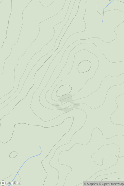 Thumbnail image for Dan y Graig showing contour plot for surrounding peak