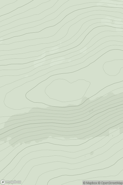 Thumbnail image for Hill of Foudland showing contour plot for surrounding peak