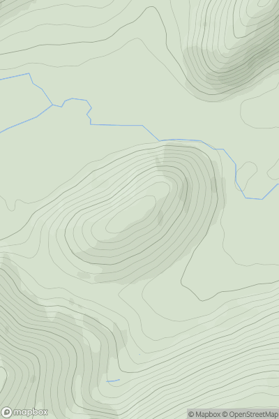 Thumbnail image for Worsell Wood showing contour plot for surrounding peak