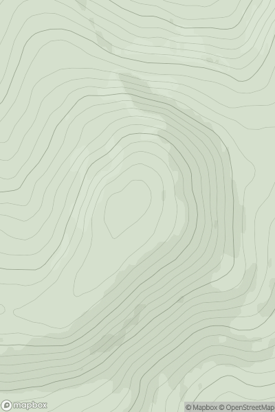 Thumbnail image for Cairn William showing contour plot for surrounding peak