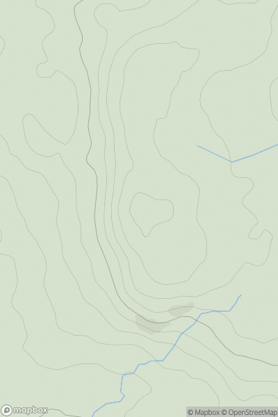 Thumbnail image for Cefn-penarth showing contour plot for surrounding peak