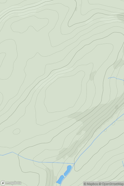 Thumbnail image for Pen Efail-craen showing contour plot for surrounding peak