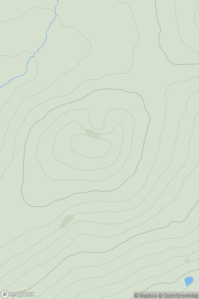 Thumbnail image for Carn Wen showing contour plot for surrounding peak