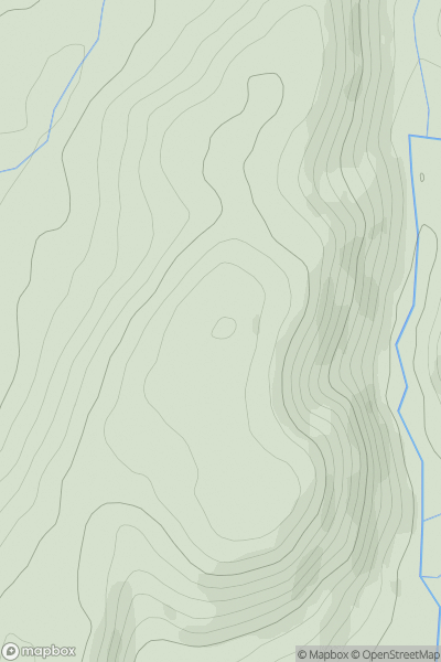 Thumbnail image for Pen Lan-dolau showing contour plot for surrounding peak