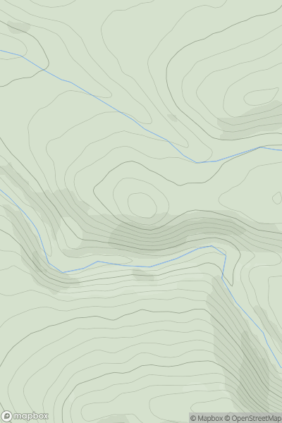 Thumbnail image for Cefn Byrhedyn showing contour plot for surrounding peak